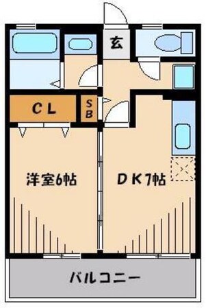 クローカスIの物件間取画像